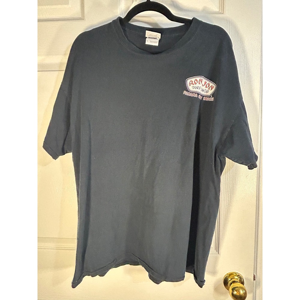 Ron Jon Surf Shop Panama City Beach Graphic T Shirt XL‎ Black Cotton